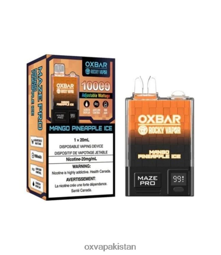 آم انناس کی برف OXVA OXBAR MAZE PRO 10000 - OXVA vape sale - DP622H29