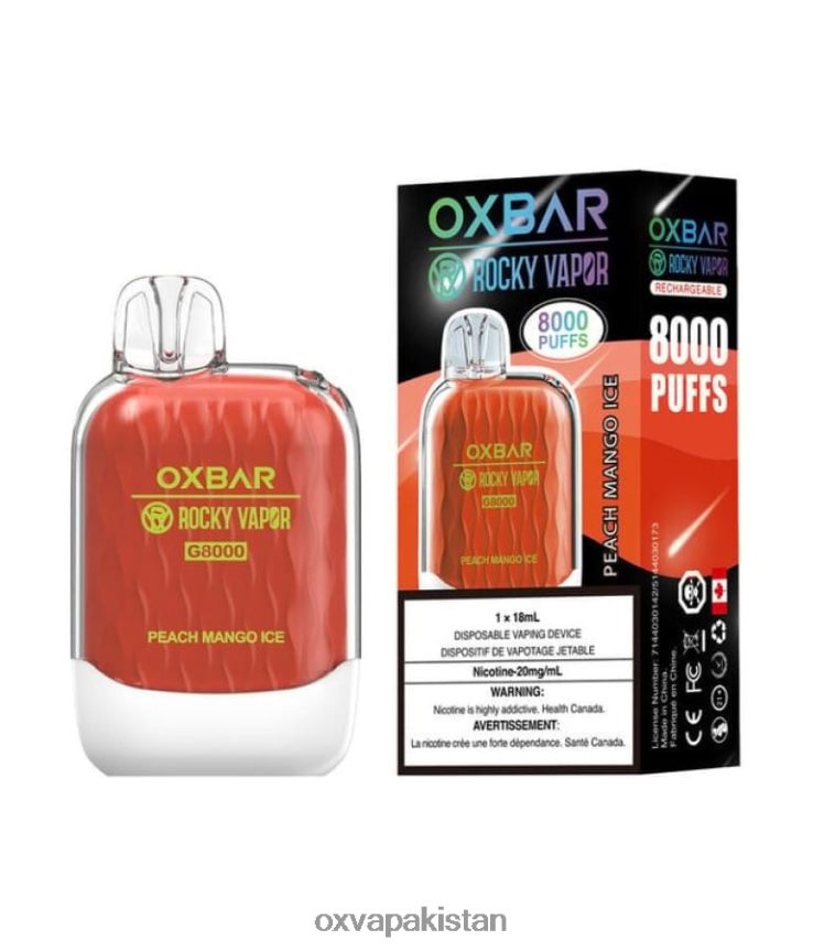 آڑو آم کی برف OXVA OXBAR G8000 - OXVA vape sale - DP622H39