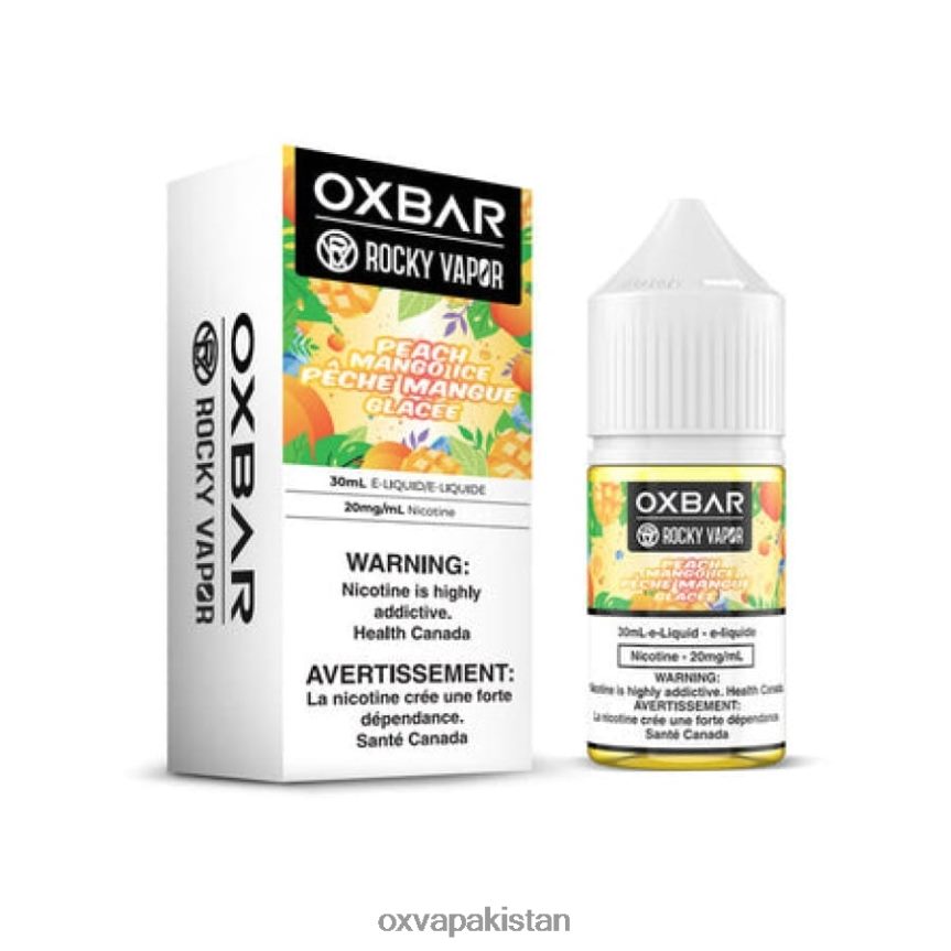 آڑو آم کی برف OXVA OXBAR - OXVA vape review - DP622H58 30 ملی لیٹر نمک